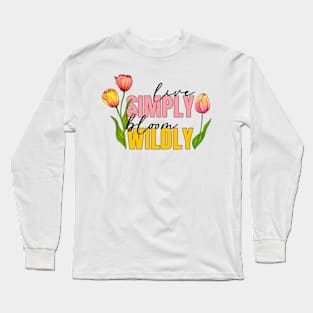 Tulip Flowers Long Sleeve T-Shirt